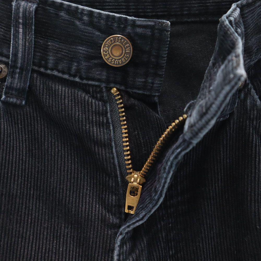 Levi's 90s Made In Japan 517 Corduroy Pants W29 Black Men's Used