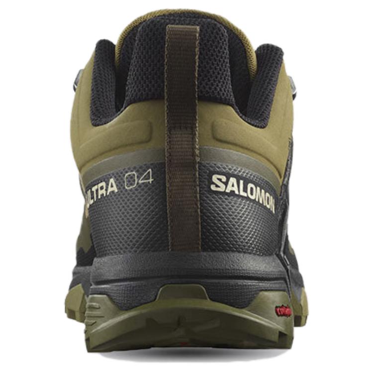 Salomon X Ultra 4 GTX Comfortable Versatile Shock Absorbing Slip Resistant Durable Low Top Outdoor Functional Shoes Men Shoes Green Black 474529