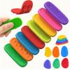 Silicone Sensory Strip Fidget Toys Kids Autism Decompression Calming Fidgeting Toy Adults Stress Desk Anxiety Relief Sensory Toy