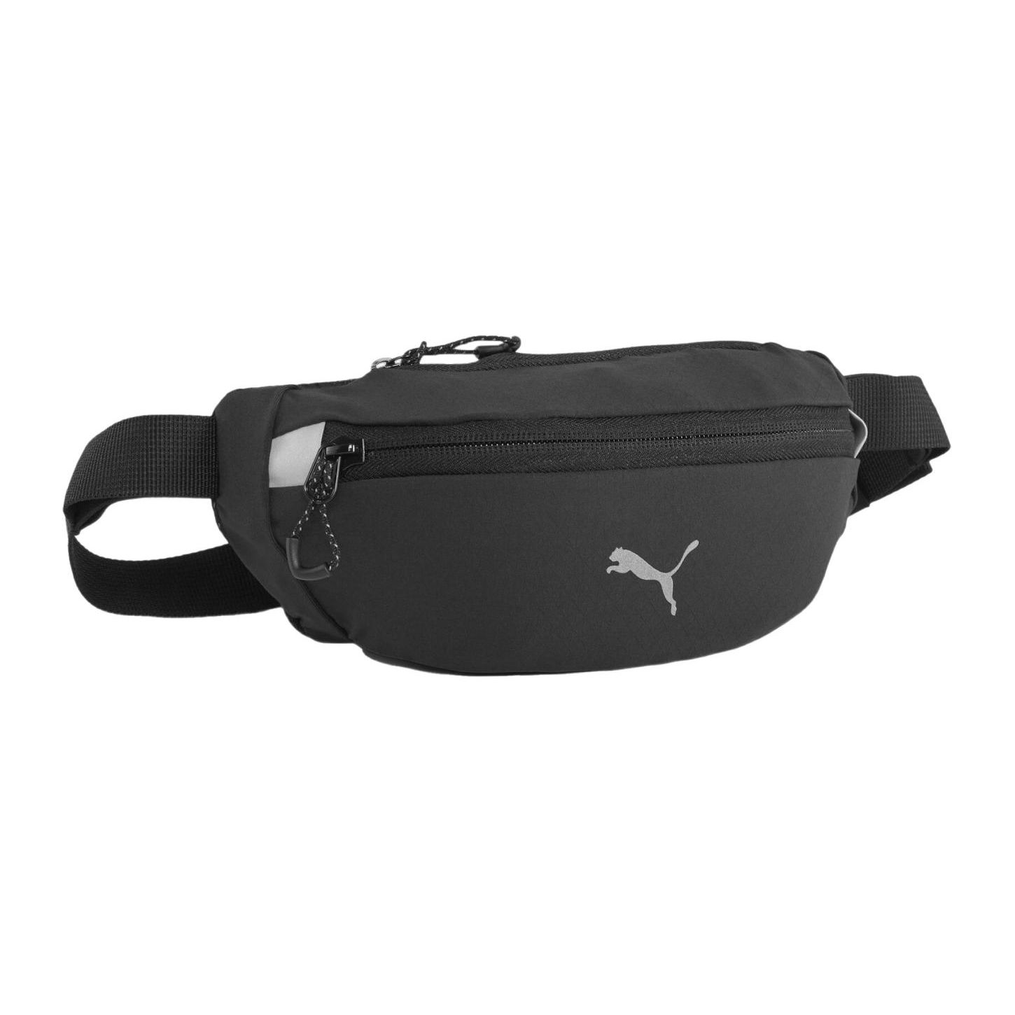Puma Sports Casual Fabric Waist Bag Regular Unisex Couple Black Unisex bags 090425-01-OSFA Black