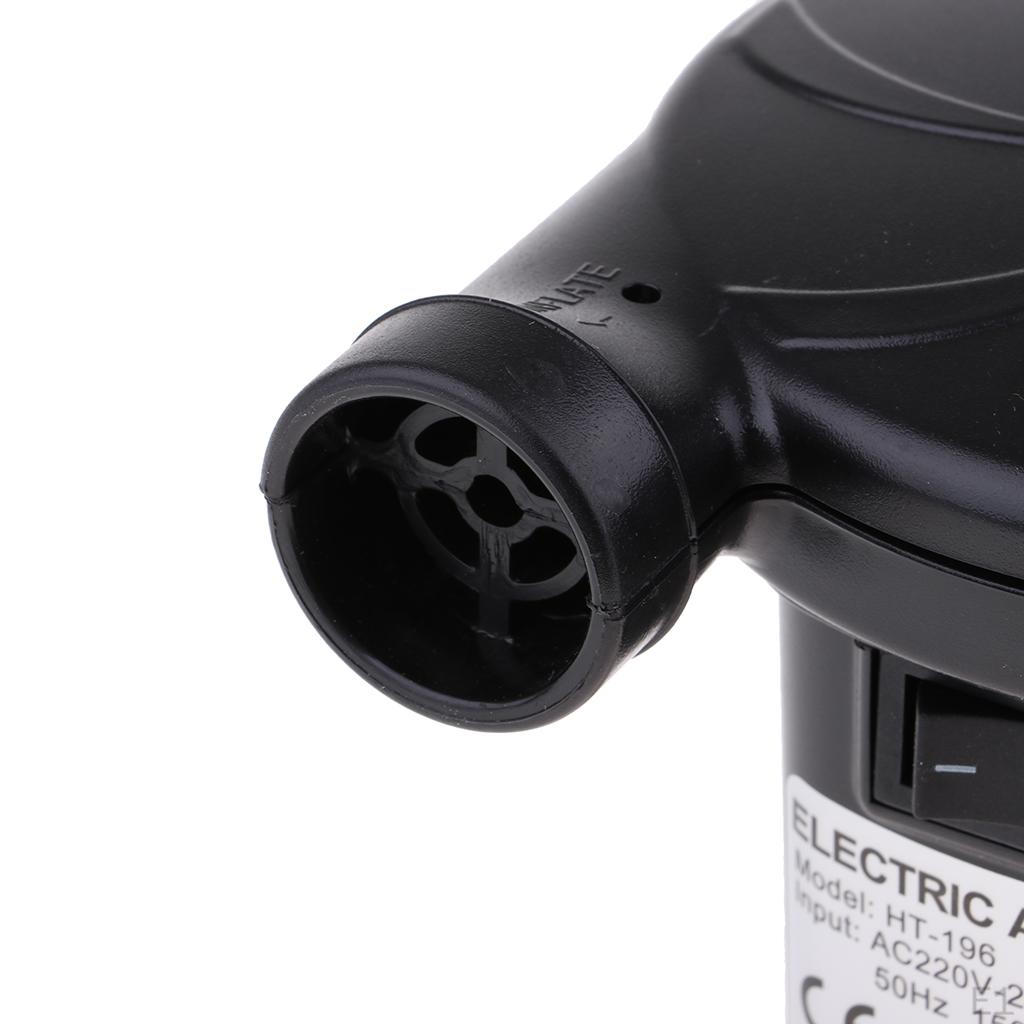 220V Air Pump Mattress Boat Pool Raft Canoe Inflator