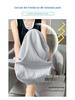 2026 Women's Ice Silk High Waist Wide-Leg Pants: Slimming, Drape, Casual, Loose, Milk Puff Style for Summer