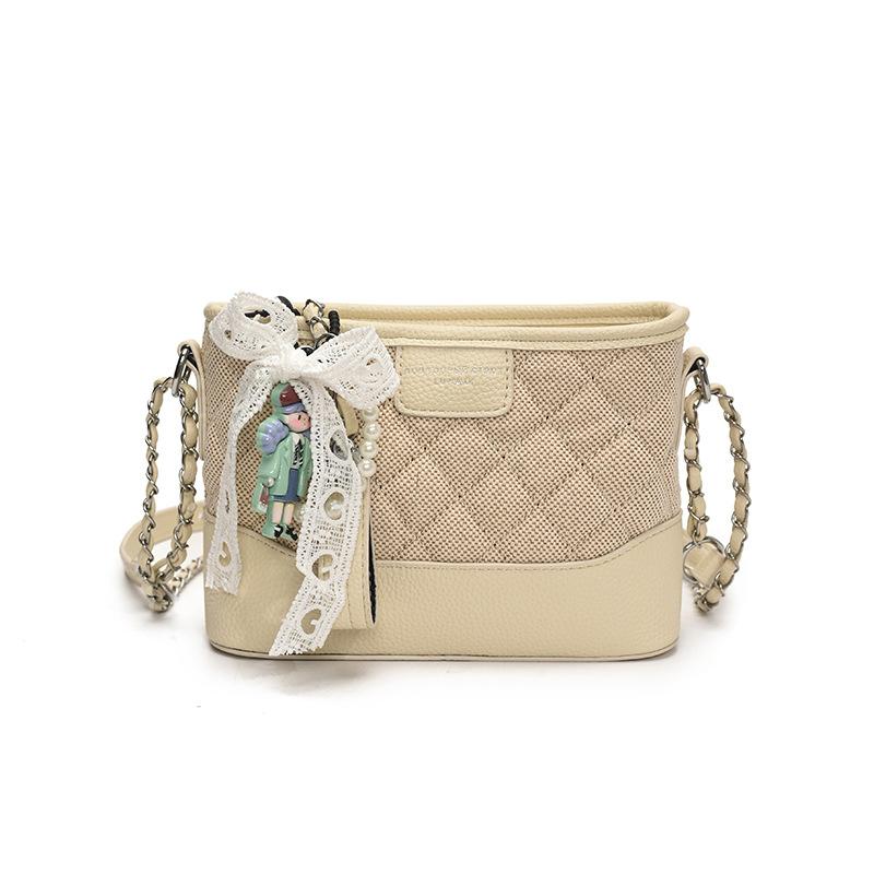 

Rhombus chain bag women s summer new niche design shoulder messenger bag high-end women No pendant