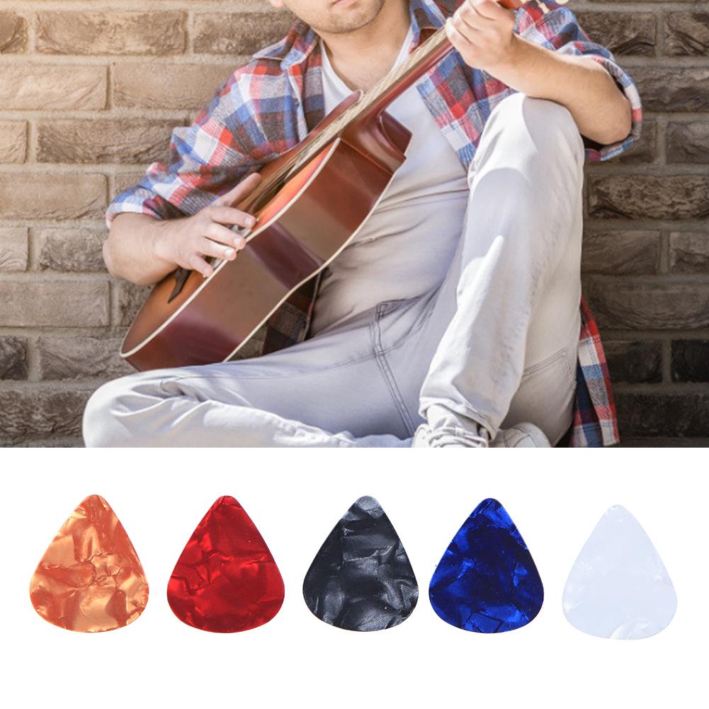 Guitar Picks Holder Clamp Clip Black Rubber 5Pcs Pickup Musical Instrument Accessories