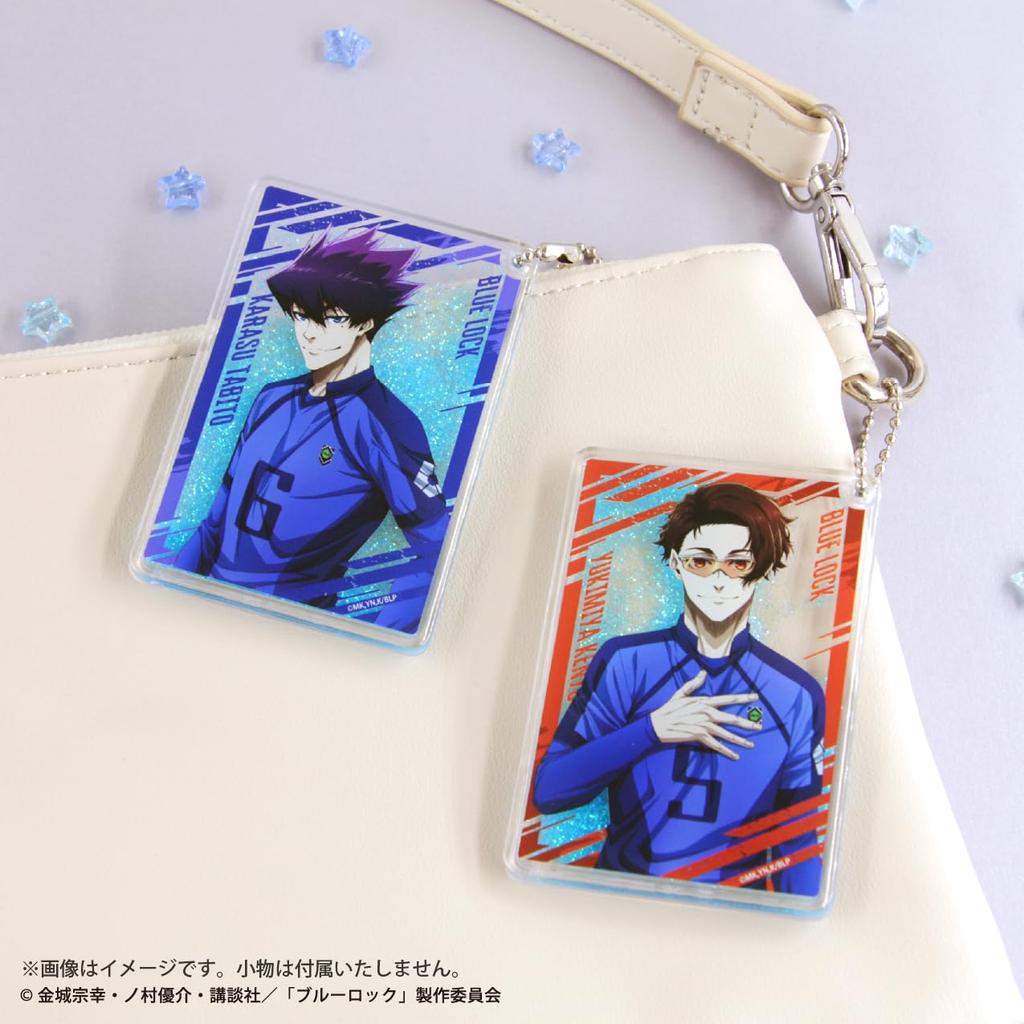 TV-Anime Zufälliger Glitzer-Schlüsselanhänger Box mit 9 "Blue Lock"