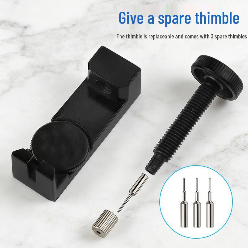 Metal Watch Repair Tool Kit: Opener, Strap Adjuster, Bracelet Link Adjuster, and Strap Remover