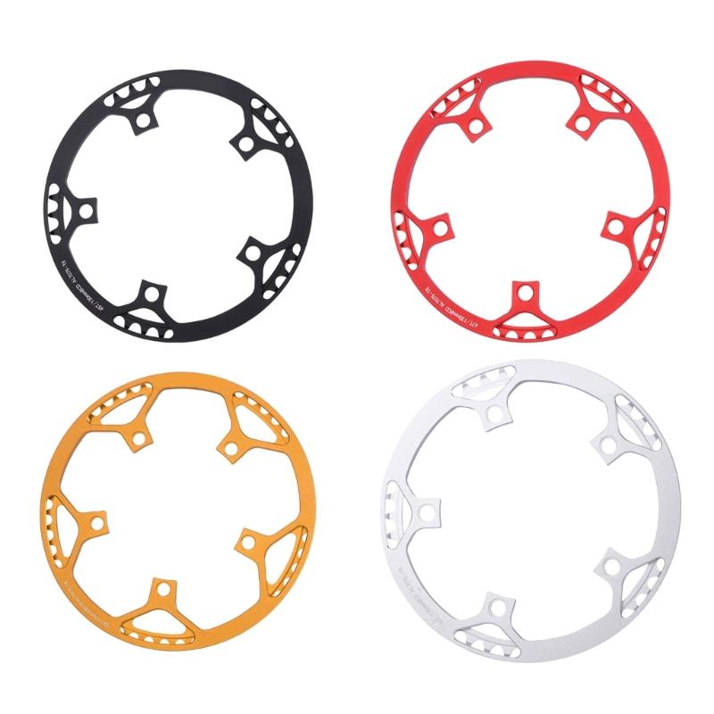 130mm BCD 45T 47T 53T 56T 58T Single Speed Kettenblatt für Falträder Aluminiumlegierung Faltrad Kettenblatt Kurbelgarnitur