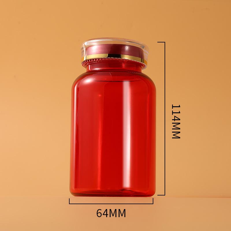 250ml PET Medicine Bottle with Crown Cap for Tablets, Candy, and Powder Storage
