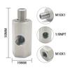 M10x1 auf 1/8NPT Edelstahl Motor Turbolader Anschluss Dreiwege Hydraulischer Adapter Automobilteile