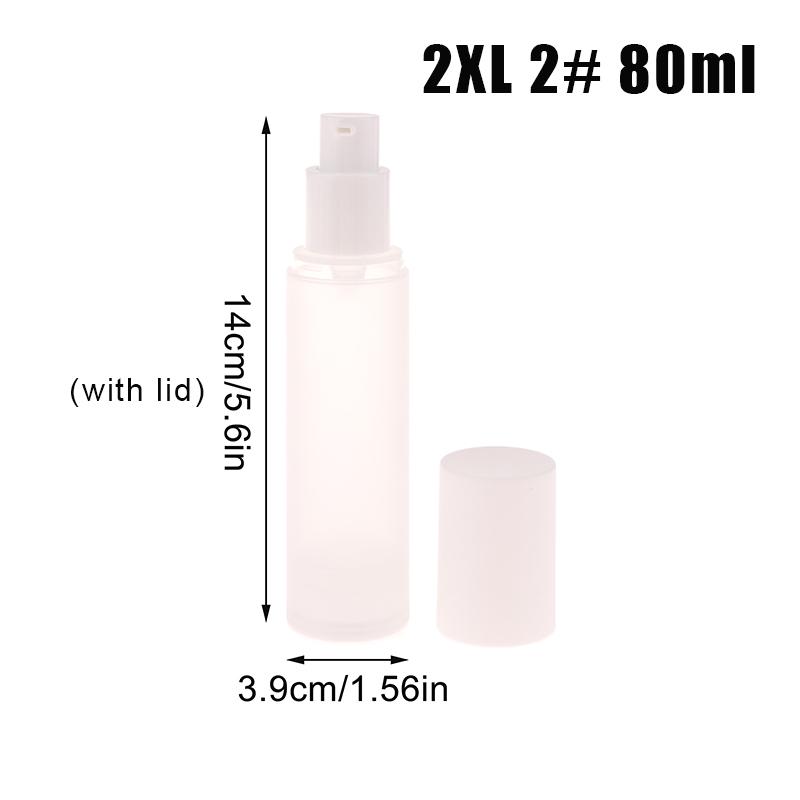 15 ml-100 ml Weiße Leere Vakuum Airless Plastik Lotion Creme Flaschen Behälter Reisegröße Cremebehälter Pumpe Parfümflasche