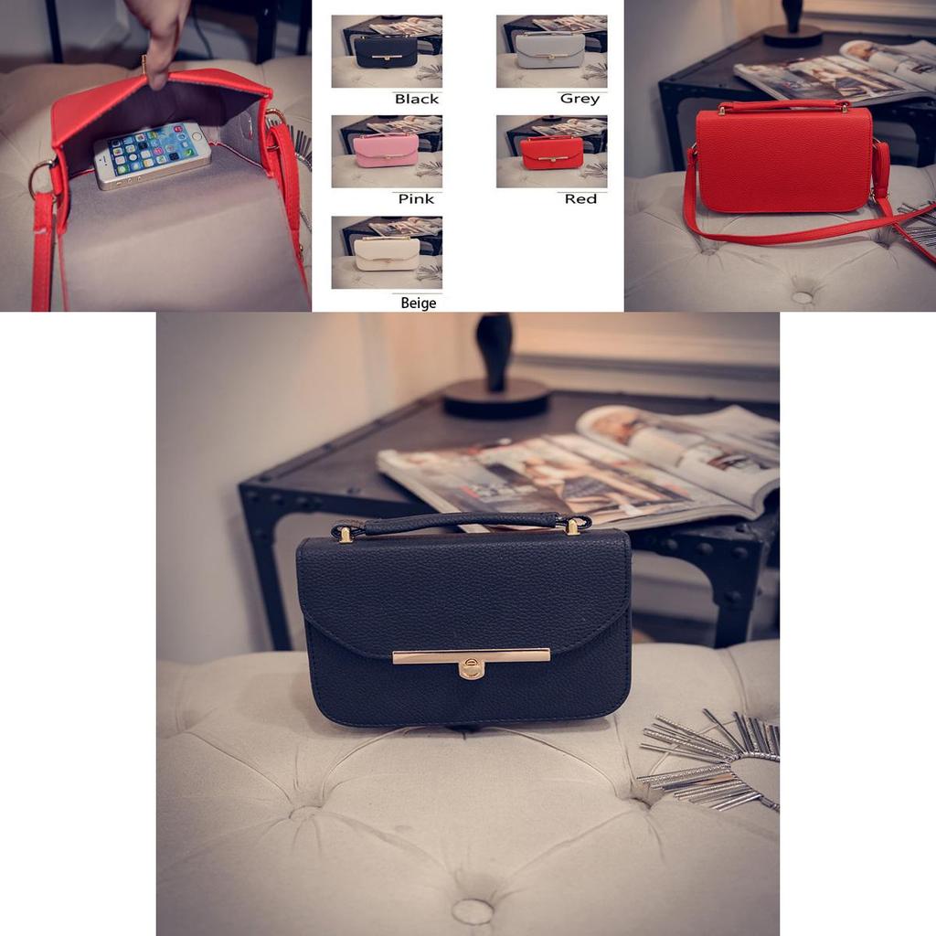 Elegant Pure Color Fashion Women Shoulder Bag Ideal For Shopping Casual And Travel