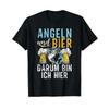 Fishing And Beer Saying Funny Carp Trout Accessories T Shirt Black S Vintage Soft Graphic Designer Clothes Streetwear