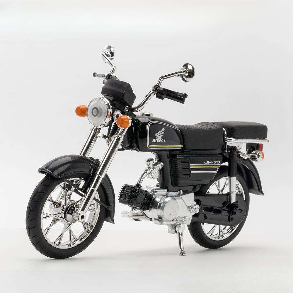 1/12 Honda JiaLing JH-70 Motorcycle Models Toys Alloy Diecast Classic Motor Shock Absorption Music Light Models for Kids Gifts