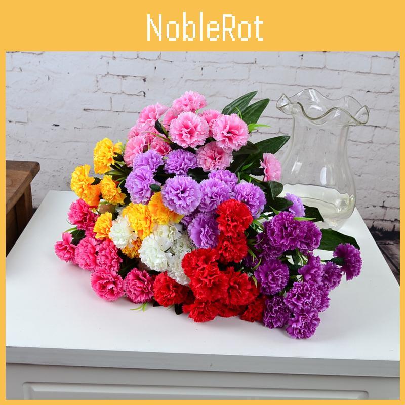Lifelike Artificial Carnation Silk Flowers Perfect For Wedding Decorations