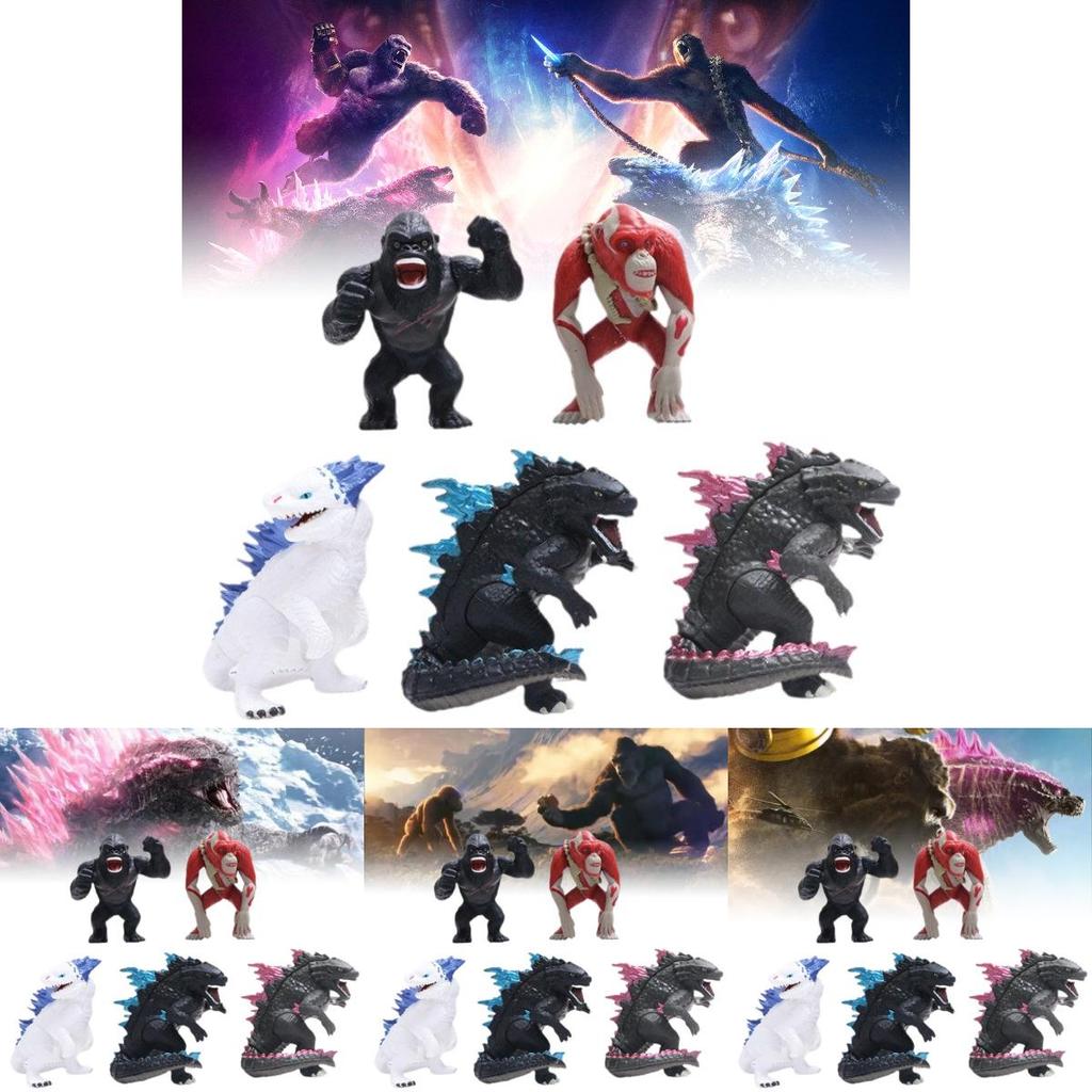 Fünf bezaubernde Scarface-PVC-Sammelfiguren zu King Kong vs. Scarface für Kinder und Erwachsene