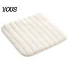 Warm Seat Cover for Long Sitting Plush Chair Cushion with Ties, Fuzzy Pad Anti-slip Skin Friendly Home Office Bottom, Fluffy Winter Mat Dining Durable