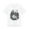 Camping With My Dog T Shirt Outdoorsy Dad Black Vintage Unisex Top For Everyday Wear Homme Slightly Breathable Casual