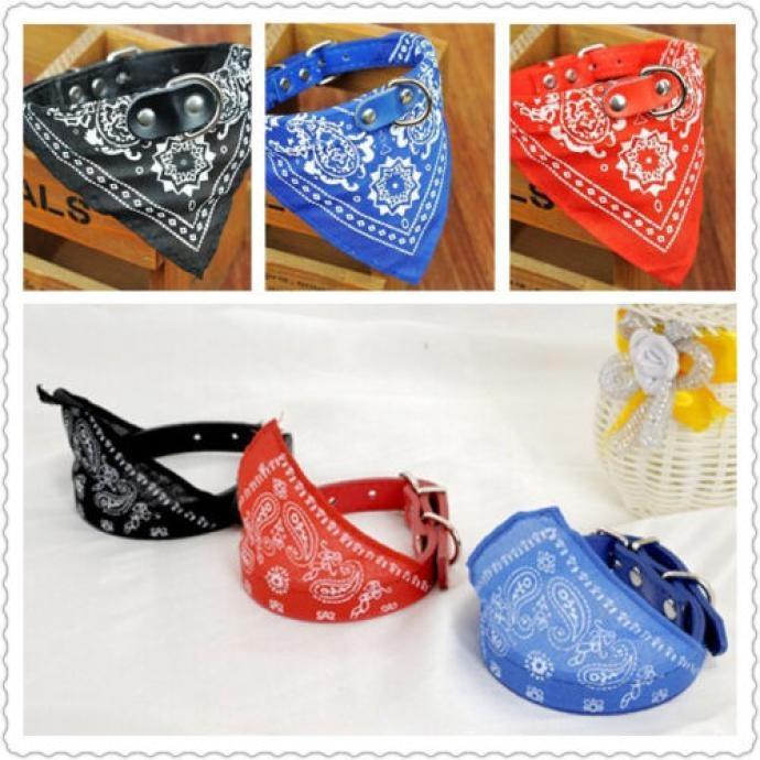 Buy Adjustable Bandanas for Dogs Puppy Pet Products Collars Scarves