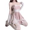 Domila Christmas Dress Female Halloween Cute Bunny Sexy Uniform Suit New Year's Battle Suit Stage Performance Suit