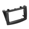 2Din Radio Stereo Fascia Frame CD Panel Trim Replacement for Mazda 3 Axela 2009‑2013