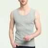 Men Summer Fitness Vest Solid Color Seamless V Neck Sleeveless Stretchy Soft Breathable Quick-drying Pullover Casual Men Gym Sport Tank Top