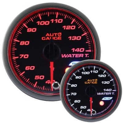 Autogauge 60mm Water Temperature LED with Peak 548 Series Japanese-made Motor, Gauge, 2-color Light, [548WT60]