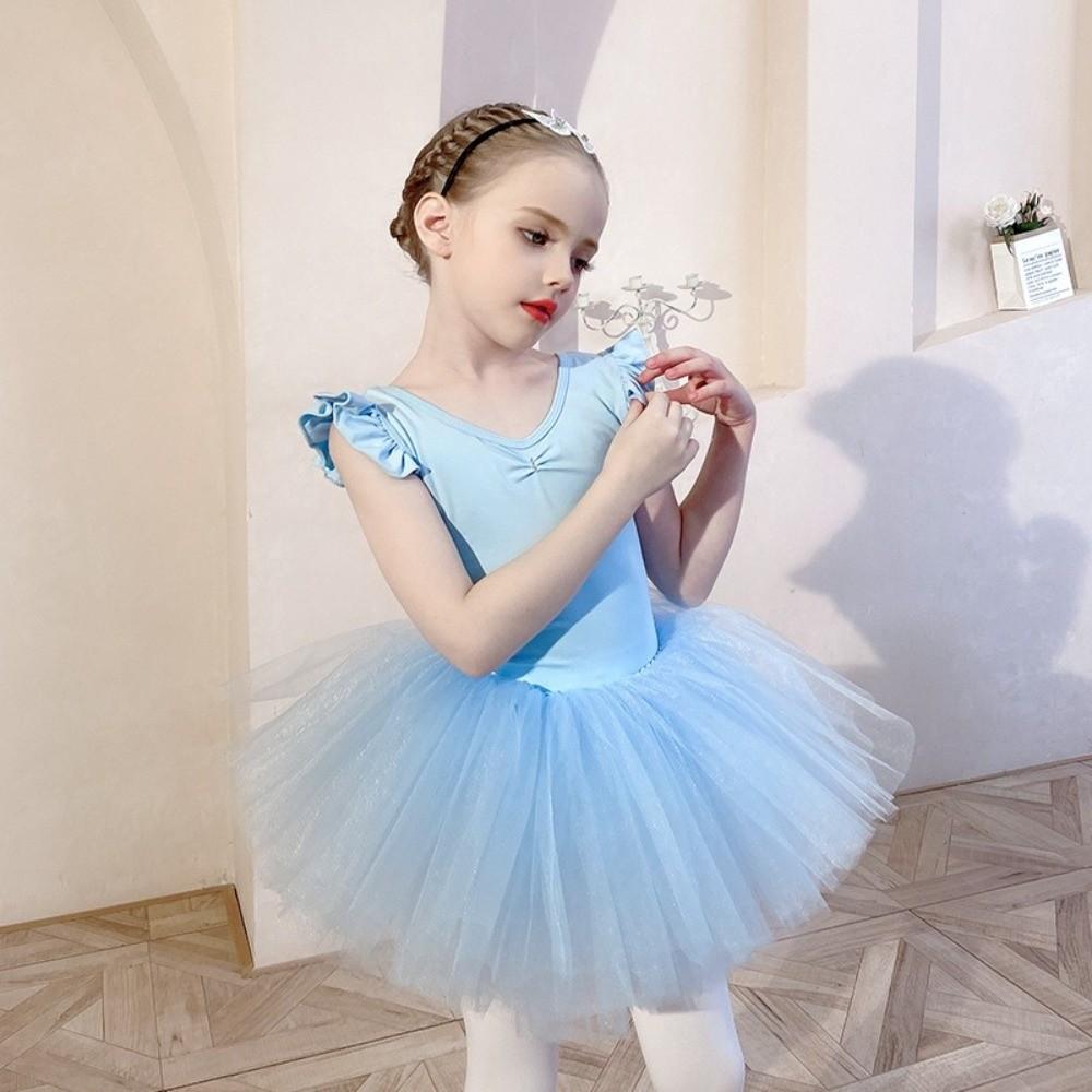 Sleeveless Ballet Costume Dress Cross Strap Gymnastics Dance Leotard Ballerina Fairy Dress  Grading