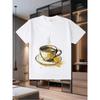 2025 New Men's Printed Short - Sleeve T - Shirt for Summer  A Loose and Trendy Top