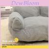Pet Sofa Bed With Plush Bunny Fur For Small To Large Dogs Home Use