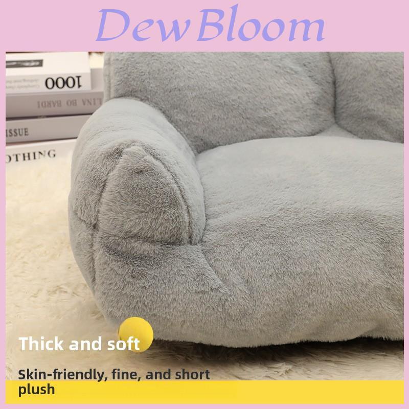 Pet Sofa Bed With Plush Bunny Fur For Small To Large Dogs Home Use