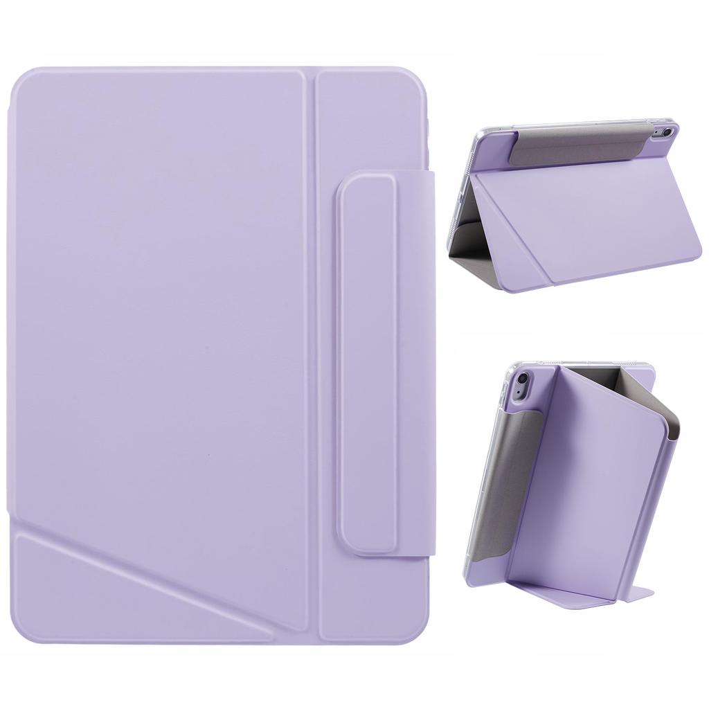 For iPad Air (2022)/(2020) Case Multiple Viewing Stand PU Leather Detachable Tablet Cover