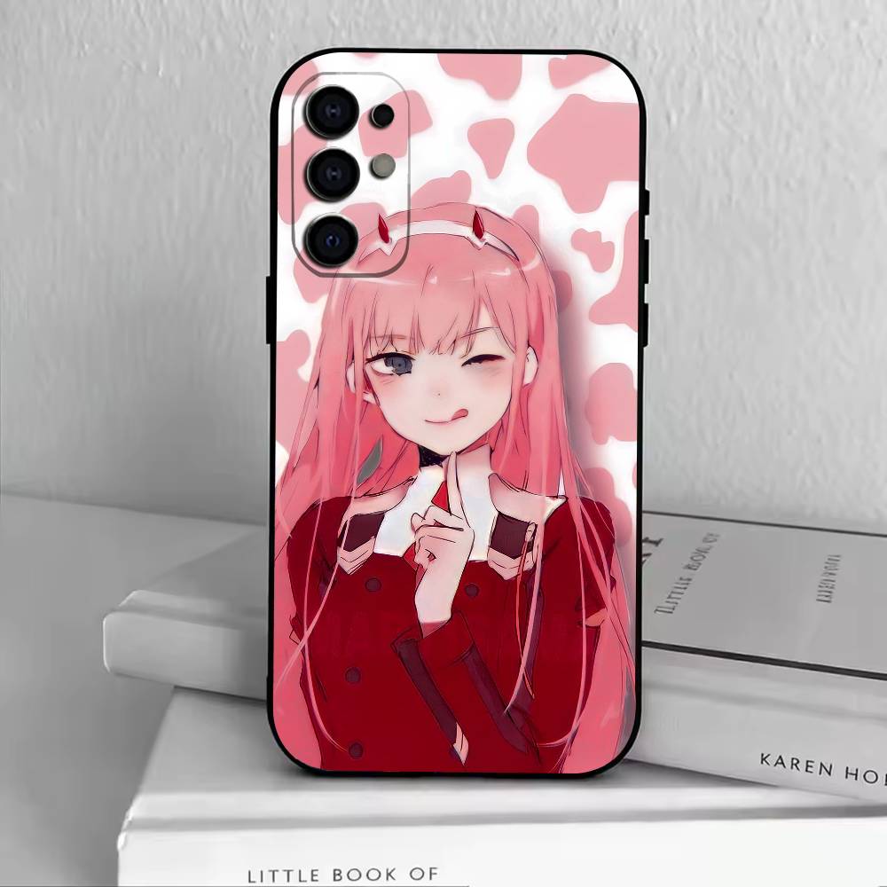 

002-DARLING in the FRANXX Phone Case Black Silicone Soft For Samsung S25,S24,S21,S22,S23,S30,Ultra,S20,Plus,Fe,Lite Samsung S30plus5G