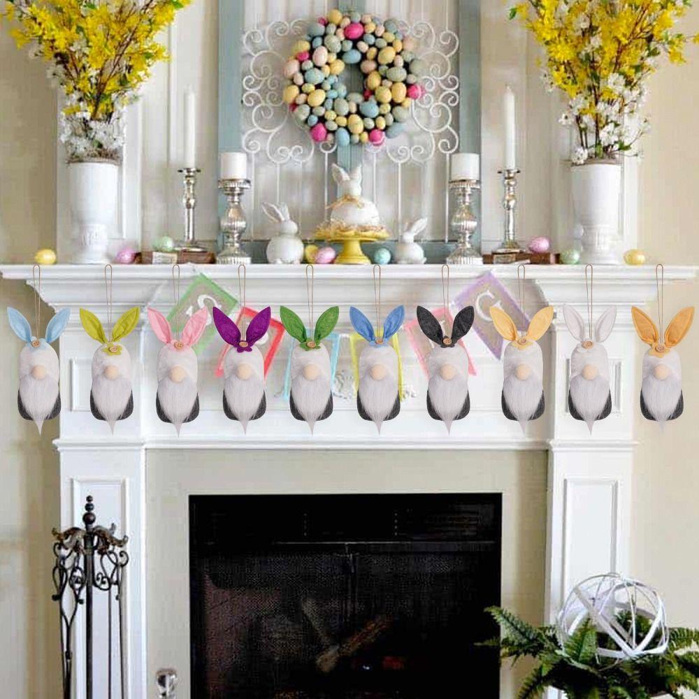 10pcs Cute Faceless Dwarf Doll Soft Happy Easter Decorations  Children Easter Gift