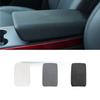 Black/Grey/White TPE Rubber Armrest Box Cover Pad For Tesla Model Y -2024