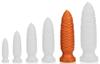 Plug Long Pine XL 25 X 7 Cm Orange - TheAssGasm - SILICONE ANAL PLUG