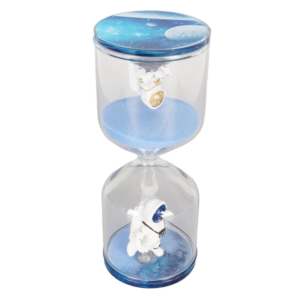 Hourglass Timer 30 Minutes Astronaut Ornaments Sandglass Timer Sand Clock for School Tasks and