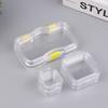 1 Pcs Plastic Dental Lab Box With Film Dentist False Tooth Case Box With Membrane Storage Boxes Denture Teeth Container Case