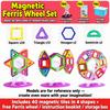 Magnetic Building Blocks Set ABS Kids Magnetic Tiles STEM Construction Toy Educational Building Kit Creative Play Boys Girls Home Learning
