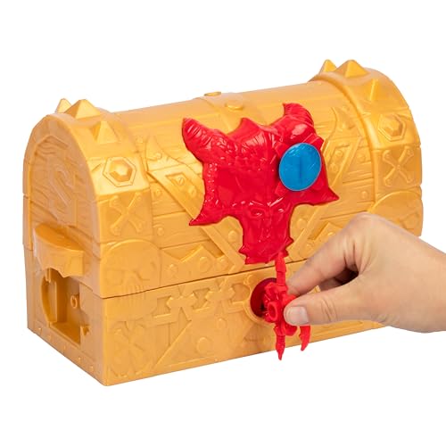 Treasure X Lost Lands Mystery Chest | Unlock and reveal over 25 surprises! Smash dragon blocks, solve puzzles, and insert dragon eyes for the ultimate