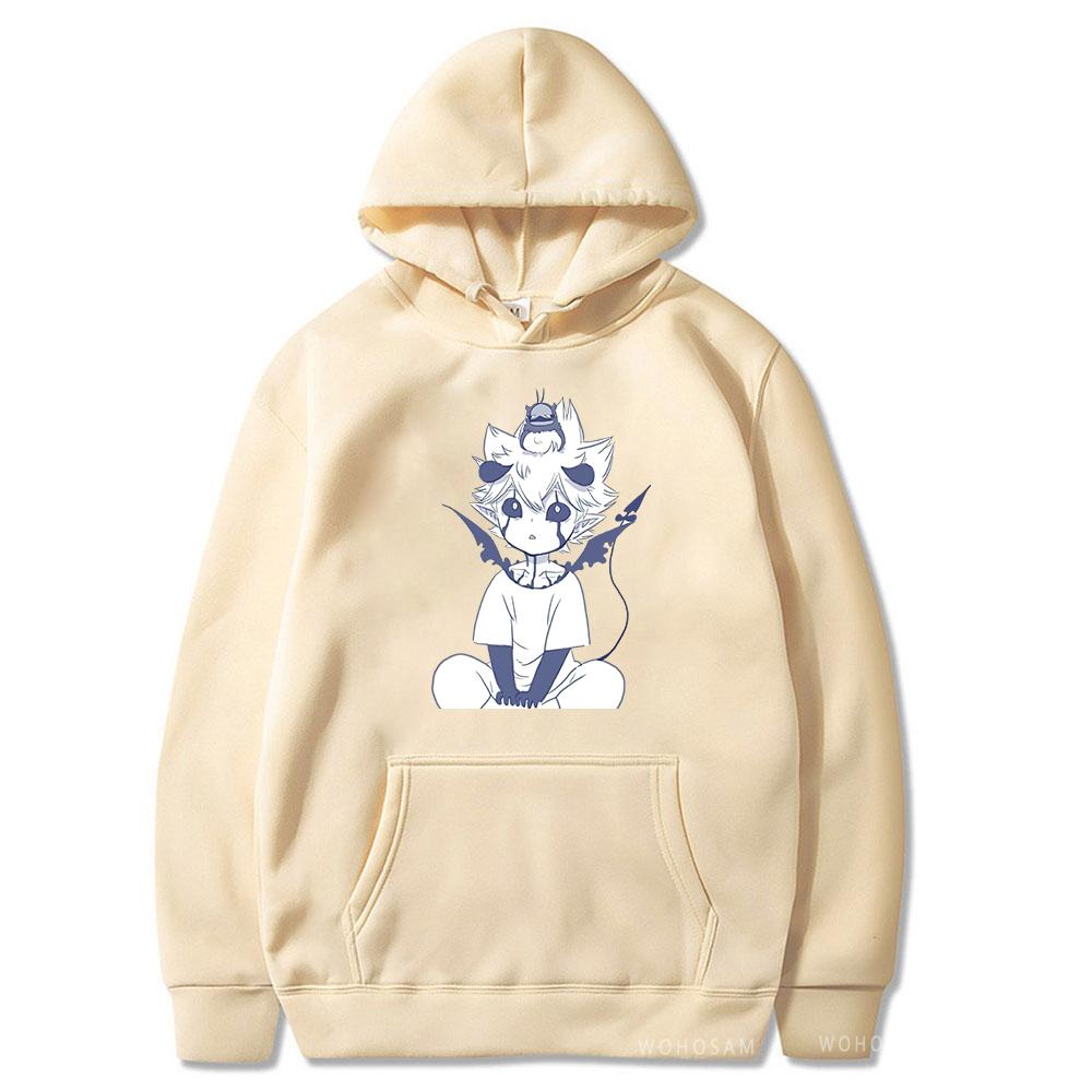 Harajuku Anime Black Clover Nero Printed Hooded Men Women Manga Hoodies Oversized Sweatshirt Harajuku Unisex Trendy Streetwear