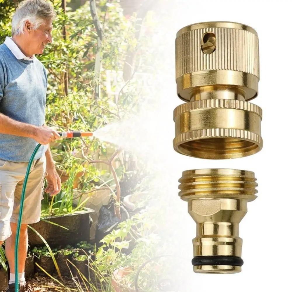 3/4 Zoll Gewinde Gartenschlauch Schnellkupplung Auslaufsichere Schlauch-Schnellverbindungsarmatur Wasseranschluss