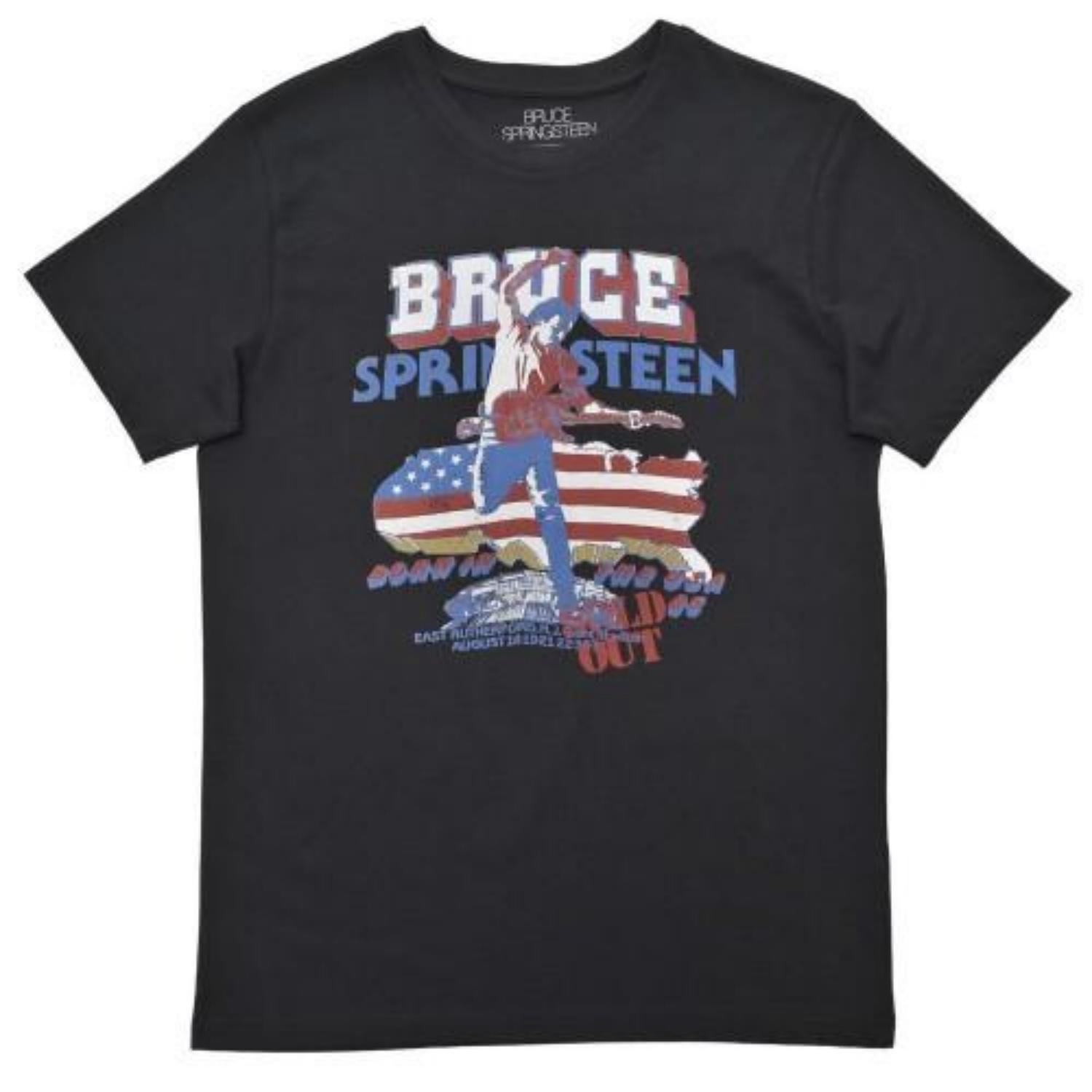 Bruce Springsteen Unisex Adult Tour Â´84-Â´85 T-Shirt S чёрный