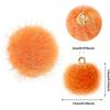 20/60 Pieces Pompoms Earrings Fabric Metallic Colorful Pompoms Charms DIY Fluffy Ball for Tassel Earrings Charm Pendant Keychain Jewelry Making