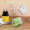2 Ports 120W Schnelllade-USB-Typ-C-Ladegerät PD QC 3.0 USB-C-Ladegerät EU/US/UK-Steckeradapter Für iphone Xiaomi Samsung