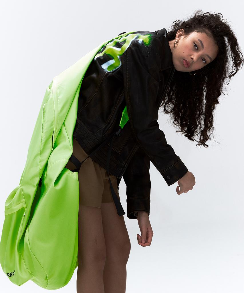 Erer Big Back Bag Neon Lime