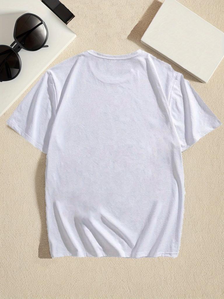 Father Daughter Heartbeat ECG Graphic Tee Soft Cotton Short Sleeve Casual TShirt for Men Family