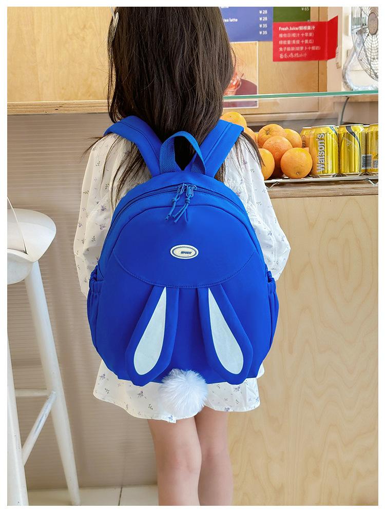 Schoolbag new Oxford cloth kindergarten cute rabbit backpack student campus mini schoolbag children spring outing small backpack