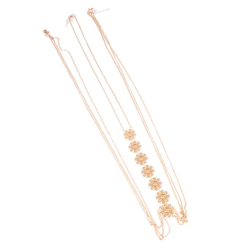 Body Necklace Women Fashion Geometric Body Cuban Chain Ladies Sexy Cross Chest Chain Jewelry Gift
