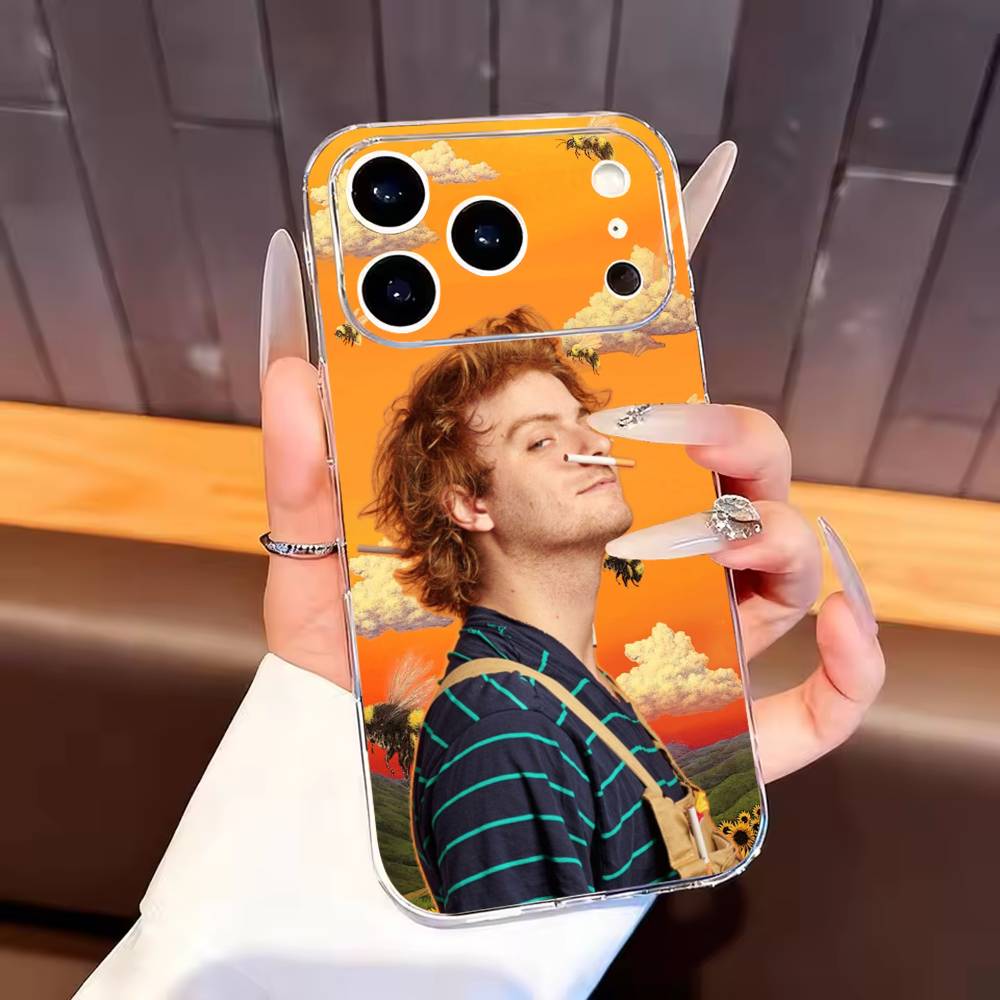 

Mac D-DeMarco Singer Phone Case For iPhone17,16,15,14,13,12,11 Plus,Pro Max Soft Transparent Cover iPhone12PRO