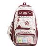 Schoolbag New Ins Korean Backpack Japanese Simple Student Schoolbag Female High Value Junior High School Student College Backpack